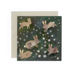 Gemma Koomen Grusskarte zu Ostern Rabbits