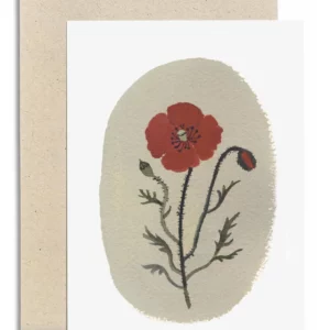 Gemma Koomen Grusskarte Field Poppy