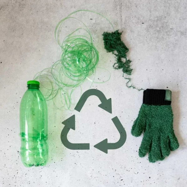 Grüne Daumen Handschuhe recyceltes PET