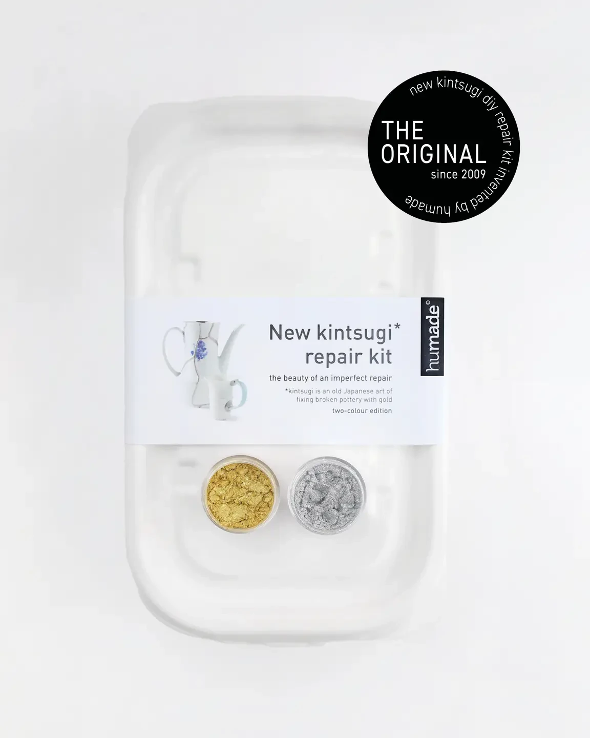 Kintsugi Reparatur Set Gold und Silber Produkt